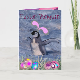 Pasen Penguin Feestdagen Kaart