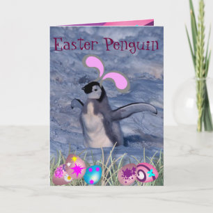 Pasen Penguin Feestdagen Kaart