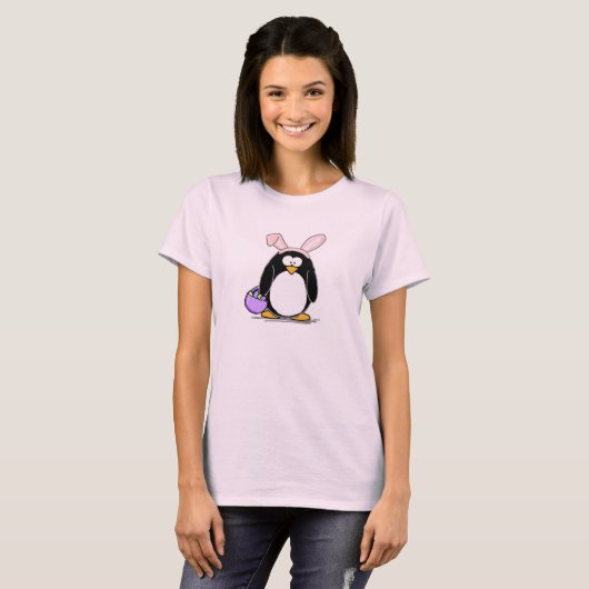 Pasen Penguin T-shirt (Voorkant volledig)