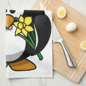 Pasen Penguin Theedoek (Quarter Fold)