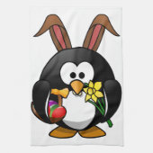 Pasen Penguin Theedoek (Verticaal)