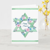 Pasen - Pesach kaart (Gele Bloem)