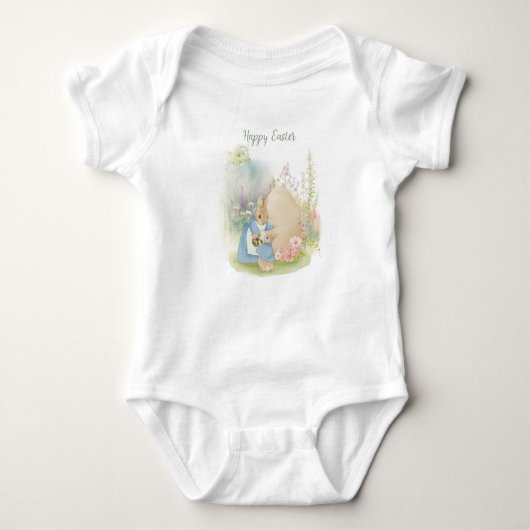 Pasen Peter Rabbit Baby Bodysuit (Voorkant)