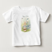 Pasen Peter Rabbit Baby T-Shirt (Voorkant)