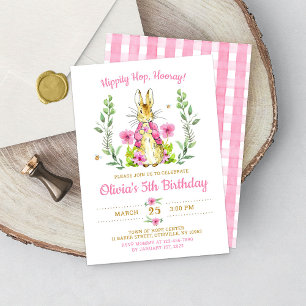 Pasen Peter Rabbit Bunny Girl Birthday Kaart