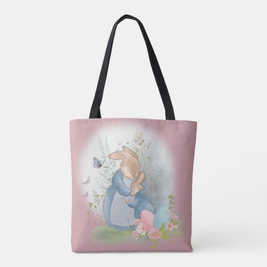 Pasen Peter Rabbit Canvas tas (Achterkant)