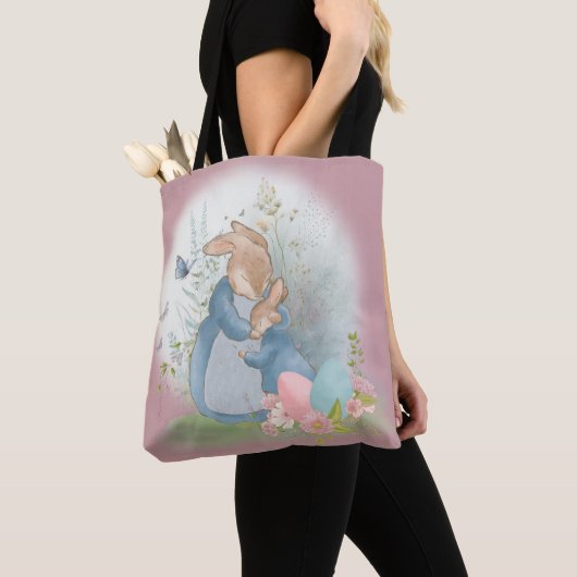 Pasen Peter Rabbit Canvas tas (Dichtbij)