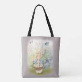 Pasen Peter Rabbit Canvas tas (Achterkant)