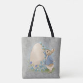 Pasen Peter Rabbit Canvas tas (Achterkant)
