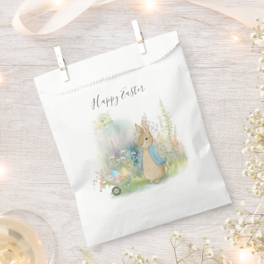 Pasen Peter Rabbit Favor Bag Bedankzakje (Geknipt)