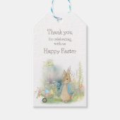 Pasen Peter Rabbit Gift Labels Cadeaulabel (Voorkant)