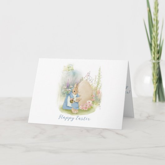 Pasen Peter Rabbit Holiday Kaart (Voorkant)