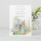 Pasen Peter Rabbit Kaart (Staand voorkant)