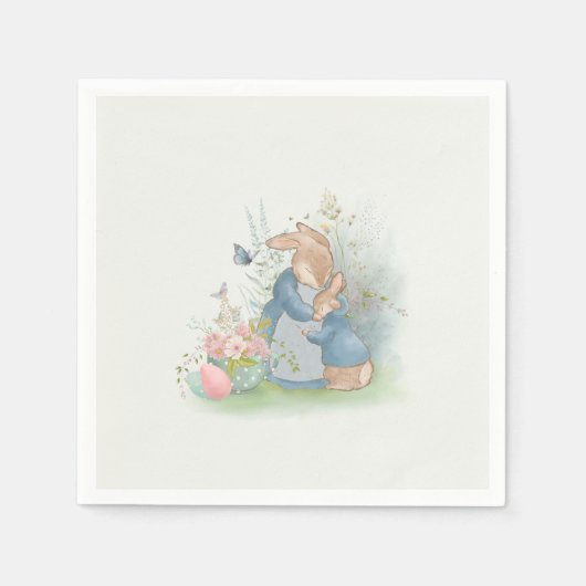 Pasen Peter Rabbit Napkins Servet (Voorkant)
