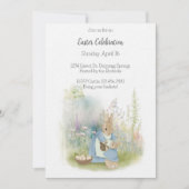 Pasen Peter Rabbit Uitnodiging (Voorkant)