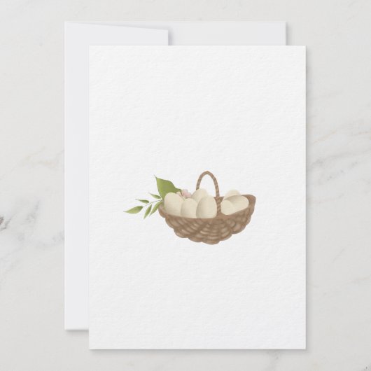 Pasen Peter Rabbit Uitnodiging (Achterkant)