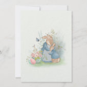 Pasen Peter Rabbit Uitnodiging (Achterkant)