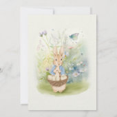 Pasen Peter Rabbit Uitnodiging (Achterkant)