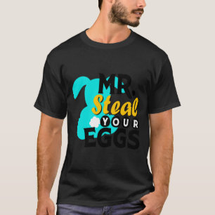 Pasen Peuters Illustratie van meneer die eieren st T-shirt
