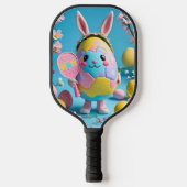 Pasen Pickleball Fun – Bunny & Egg Paddle Design (Voorkant)