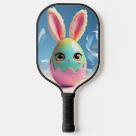 Pasen Pickleball Fun – Bunny & Egg Paddle Design