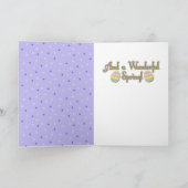 Pasen - Poedel - Mindere Feestdagen Kaart (Binnen)