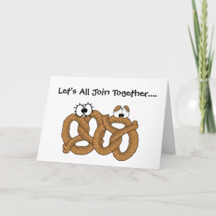 Pasen pretzels    met GreetingPas het aan! Feestdagen Kaart