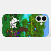 Pasen - Puppy Capo en Butterfly Case-Mate iPhone Case (Achterkant (horizontaal))