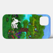 Pasen - Puppy Capo en Butterfly Case-Mate iPhone Case (Achterkant (horizontaal))