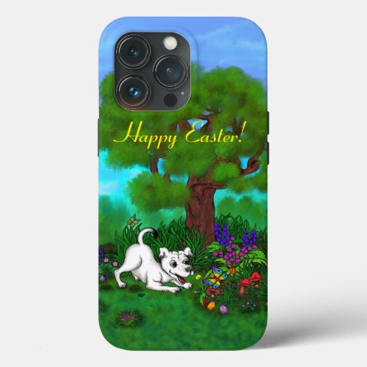 Pasen - Puppy Capo en Butterfly Case-Mate iPhone Case (Achterkant)