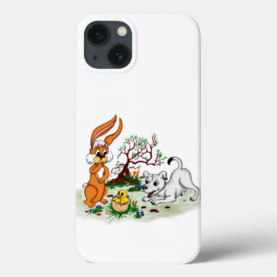 Pasen - Puppy Capo Rabbit en Chick Case-Mate iPhone Case