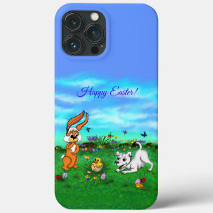 Pasen - Puppy Capo Rabbit en Chick Case-Mate iPhone Case