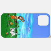 Pasen - Puppy Capo Rabbit en Chick Case-Mate iPhone Case (Achterkant (horizontaal))