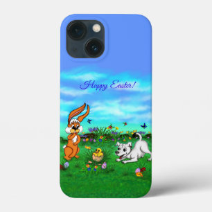 Pasen - Puppy Capo Rabbit en Chick Case-Mate iPhone Case