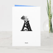 Pasen - Puppy Capo Rabbit en Chick Feestdagen Kaart (Achterkant)