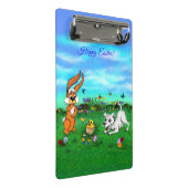 Pasen - Puppy Capo Rabbit en Chick Mini Klembord (Schuin)