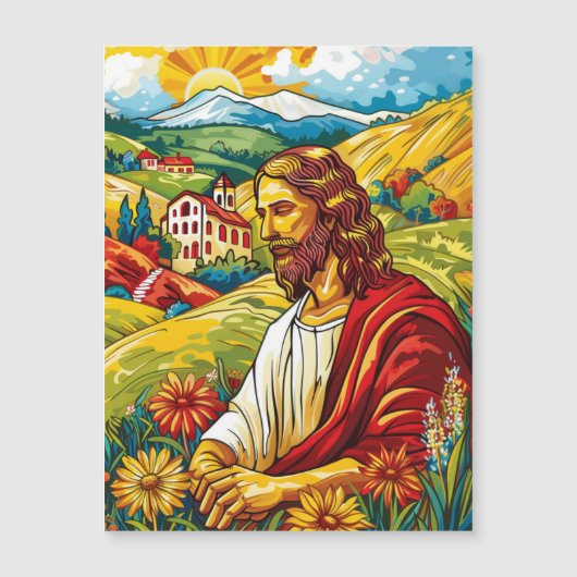 Pasen puzzel van Jezus Christus – Christelijk gelo (Voorkant)