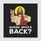 Pasen Raad eens wie terug is Jezus Grappig Religie (Voorkant)