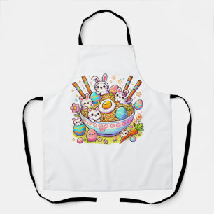 Pasen Ramen Katten Schattig Anime Gelukkige Pasen  Schort