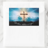 Pasen Rechthoekige Sticker (Tas)