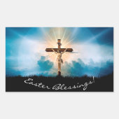 Pasen Rechthoekige Sticker (Voorkant)