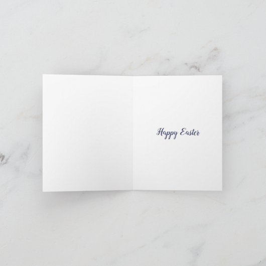 Pasen: Religieuze Bijbel Verse Botanisch Feestdagen Kaart (Binnen)