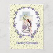 Pasen. Religieuze Pasen Feestdagenkaart (Voorkant)