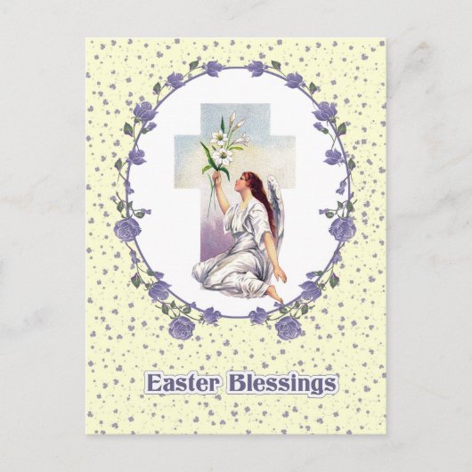 Pasen. Religieuze Pasen Feestdagenkaart (Voorkant)