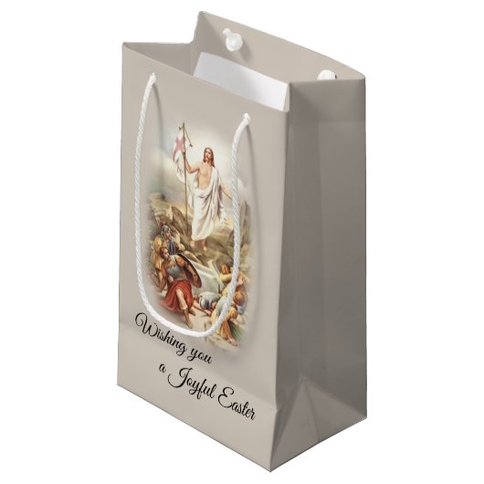 Pasen | Reurrectie van Jezus Pascha Klein Cadeauzakje (Voorkant Gekanteld)