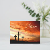 Pasen Risen Feestdagenkaart (Staand voorkant)