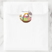 Pasen Ronde Sticker (Tas)