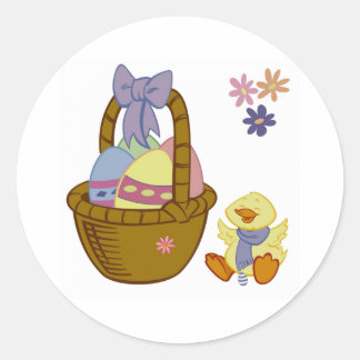 Pasen Ronde Sticker
