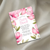 Pasen Roze Bloemen Party uitnodiging