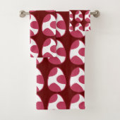 Pasen Roze Witte Paaseieren Gelukkig Pasen Bad Handdoek (Insitu)